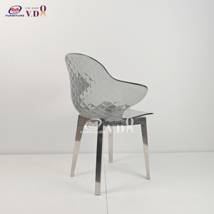 <span class=keywords><strong>Chaise</strong></span> <span class=keywords><strong>en</strong></span> acrylique transparente <span class=keywords><strong>en</strong></span> <span class=keywords><strong>nid</strong></span> <span class=keywords><strong>d</strong></span>'<span class=keywords><strong>abeille</strong></span> à la mode avec pieds <span class=keywords><strong>en</strong></span> acier inoxydable Vente <span class=keywords><strong>en</strong></span> gros pour événements, salle à manger, usage commercial - Product Image 6