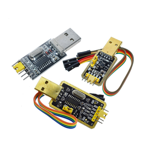 CH340โมดูล USB เป็น TTL CH340G อัพเกรดดาวน์โหลดแผ่นแปรงลวดขนาดเล็ก STC ไมโครคอนโทรลเลอร์บอร์ด USB เป็นอนุกรมแทน PL2303 - Product Image 2
