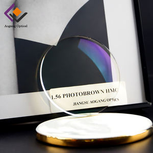 Atacado Popular 1.56 Mid Index Fotocromático AR Revestimento Lentes De Resina Verde HMC Revestimento Single Vision Óculos Lentes - Product Image 5