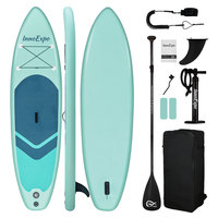Planche de Paddle Gonflable Isup Hot Sales pour la Pêche, le Kayak et le Surf 10'6*33"*6" avec Pompe et Pagaie