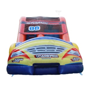 Château gonflable commercial personnalisable en PVC, série de modèles de voitures, pour extérieur, avec toboggan, divertissement pour enfants - Product Image 1