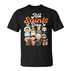 Camiseta del Día de Todos los Santos, diseño religioso católico, unisex, talla para adultos - Product Image 1