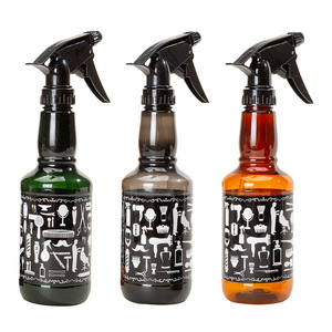 Hair <b>Styling</b> <b>Spray</b> Bottle Set 3pcs Multifunctional Round Design For Hair Care And Grooming Tools - Product Image 1
