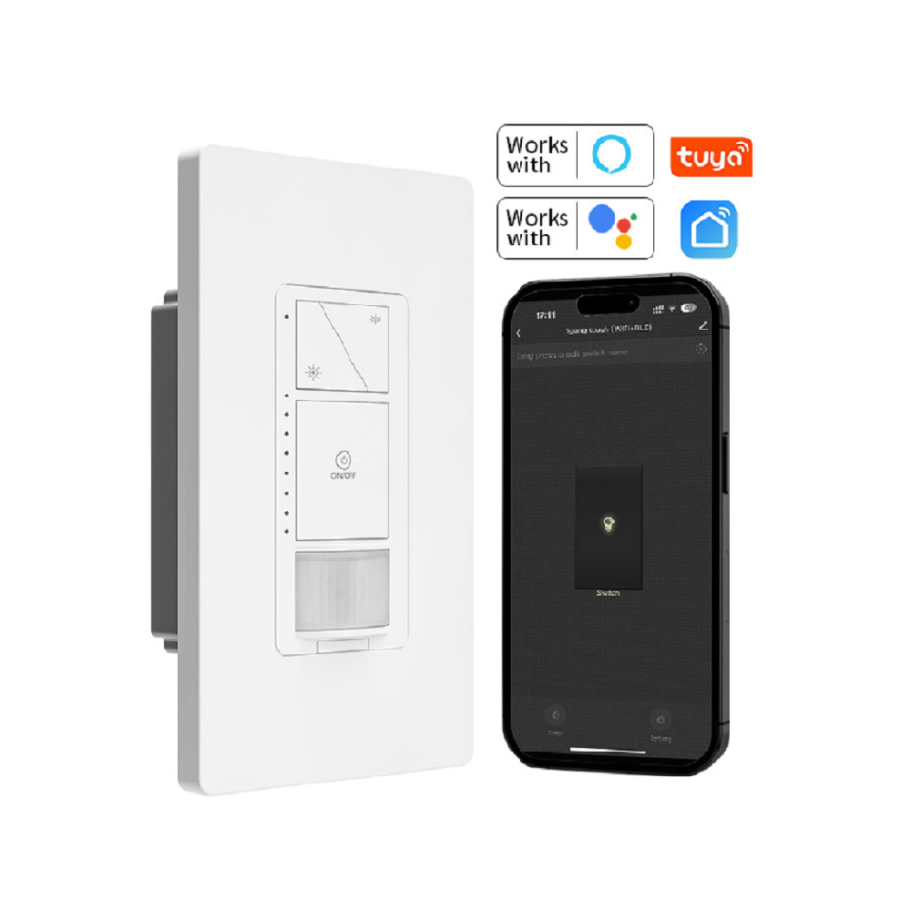 Single Pole 3 Way Wifi Tuya Smart Dimmer Light Wall Switch 2.4GHZ Wi-Fi Dimmer Switch Compatible with Alexa and Google Assistant · image 2