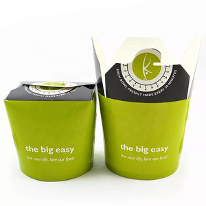 Caja de papel desechable para hacer fideos, bolsa de 16oz y 26 oz, resistente a microonda - Product Image 6