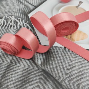 Bande élastique douce personnalisée en tissu à motif floral blanc, noir, rose pour sous-vêtements – Fabrication sur mesure, écologique - Product Image 2