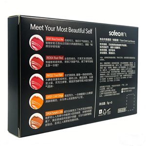 Boîte cadeau <span class=keywords><strong>magnétique</strong></span> de luxe pour cosmétiques, personnalisée en noir avec couvercle et insert en mousse, pour l'emballage de produits cosmétiques - Product Image 3