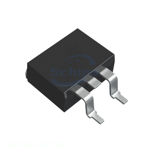 DIODE ARRAY SBR 200V 5A TO263AB TO-263-3, D2PAK (2 Leads + Tab), TO-263AB Diode Arrays Authorized Distributor SBR10U200CTB-13 - Product Image 1