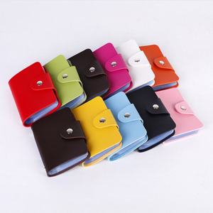 Custom logo Print PU Leather Waterproof Business Id Credit <b>Card</b> <b>Wallet</b> Holder - Product Image 6