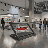 Holobox de 85 Pulgadas y 180 Grados, Pantalla Holográfica 3D, Sistema Android Windows, Gabinete 4K para Joyería y Vitrinas de Museos