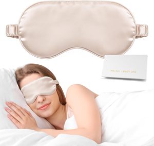Antifaz 3D Contorneado de Seda Fría con 100% Bloqueo de Luz, Diseño de Espuma Viscoelástica para la Nariz sin Presión, Ideal para Siesta en la Oficina, Logotipo Personalizado - Product Image 1