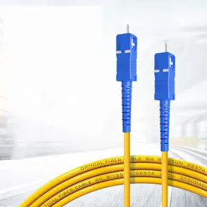 Cable de conexión de fibra óptica de modo único de 3,0mm, cable de conexión de 2 núcleos y 3m, 9/125, 1, 2 unidades