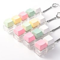 Breloque porte-clés anti-stress souple – Parfait pour la relaxation, bouton anti-stress DIY, capuchon de clavier lumineux, capuchons de doigts