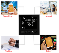 Thermostat de chauffage au sol HY603WW-1, commande à distance WiFi, programmation hebdomadaire sur 6 périodes, économie d'énergie et commodité