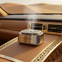Diffuseur de parfum pour voiture, design sûr pour la conduite, en plastique léger, surface plate du tableau de bord