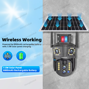 Hongglobal 12MP V380 <span class=keywords><strong>Pro</strong></span> 3 ống kính 10x Zoom 6K 4G không dây năng lượng mặt trời Powered PTZ surveil máy ảnh ngoài trời an ninh CCTV 4G năng lượng mặt trời máy ảnh - Product Image 6