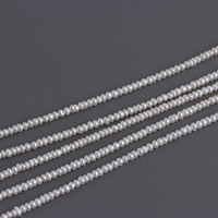 Perles de culture d'eau douce 3A 2-2,5 mm, rondes plates baroques, petites, blanches, à fort lustre, pour la fabrication de bijoux fins
