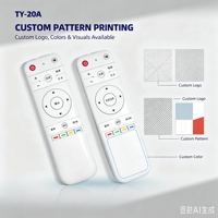 Télécommande à code fixe antichoc KEYUAN TY-20A à 4 boutons avec portée de 20 m et piles AAA