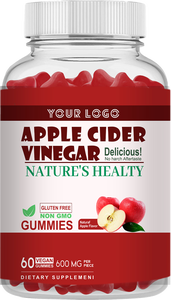 Gummies au vinaigre de <span class=keywords><strong>cidre</strong></span> de pomme avec ingrédients naturels, pectine végétalienne, gummies ACV, soutien digestif, complément alimentaire pour la gestion du poids - Product Image 2