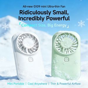 Portable <b>USB</b> <b>Mini</b> Handheld <b>Fan</b> 5-Speed Rechargeable Lightweight for Travel Hotel & RV Use with 4-6 Hours Cooling - Product Image 4