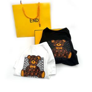 Brand Designer Thin Cotton Teddy Bear Print Halloween Cartoon Comfortable Pet Summer Pure Cotton Short Sleeved Shirt - Product Image 3