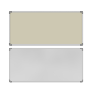 Giảng dạy bảng trắng mờ để viết và chiếu, từ tính, để dạy kèm và đào tạo lớp học, bảng màu be - Product Image 5