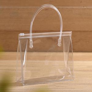 Luxury Elegant PVC <b>Bag</b> Holographic Laser Plastic Ziplock <b>Bag</b> for Clothing/holographic Make up <b>Bag</b> With Metal Zipper - Product Image 3