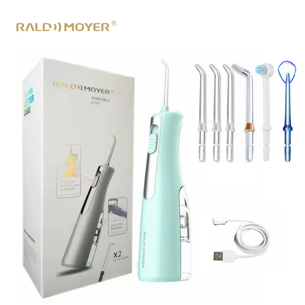 Fabbricazione del miglior Usb Cordless da viaggio Waterflosser Pick portatile elettrico per la pulizia dei denti dentale acqua Flosser irrigatore orale