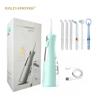 Produsen terbaik irigator Oral Flosser air Travel tanpa kabel Usb Portable pembersih gigi listrik Flosser air gigi