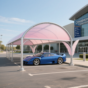 กันสาดสำหรับอู่ซ่อมรถโรงจอดรถเหล็กแบบพกพาติดตั้งเร็ว - Product Image 3