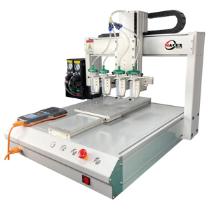 Robot de distribution de colle automatique à trois axes avec guidage linéaire à vis à billes et <span class=keywords><strong>portique</strong></span> - Product Image 3