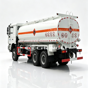 รถบรรทุกน้ำมันเชื้อเพลิง 20000 ลิตร 6x4 ยี่ห้อ Shacman สำหรับขนส่งน้ำมันในทะเลทราย - Product Image 5