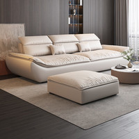 Canapé rembourré, cuir microfibre pour appartement, chambre à coucher, salon, bureau