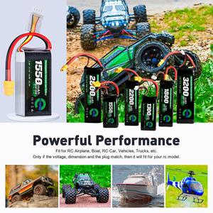 סוללת ליתיום פולימר לי <span class=keywords><strong>7.4v</strong></span> 3200mah 1550mah <span class=keywords><strong>2800mah</strong></span> 6000mah 8000mah 10000mah <span class=keywords><strong>2s</strong></span> 3s 4S 6s <span class=keywords><strong>lipo</strong></span> <span class=keywords><strong>lipo</strong></span> עבור מכונית rc רחפן