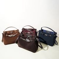 Sacs à bandoulière pour femmes tendance de marque de luxe, sacs à main en daim et sacs à main pour femmes