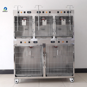 EUR VET ucuz veteriner veteriner kliniği Icu kafes köpek kulübesi güçlü paslanmaz çelik tanı ve enjeksiyon otomatik şarj - Product Image 5