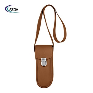 Sac en cuir véritable pour balles de pétanque et balles de golf avec bandoulière. - Product Image 1