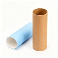 Tube d'emballage de bouteilles cosmétiques en carton rigide laminé mat personnalisé avec des matériaux recyclés pour boîte-cadeau de faux cils