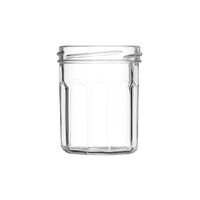 Wholesale 100ml 250ml Round Square Honey Pickle Storage Glass Jam Jar with Lid
