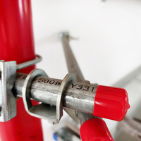 Connecteur de fixation de tuyaux CVC UTT90, raccord structurel à 4 voies en acier au carbone galvanisé à chaud pour systèmes MEP