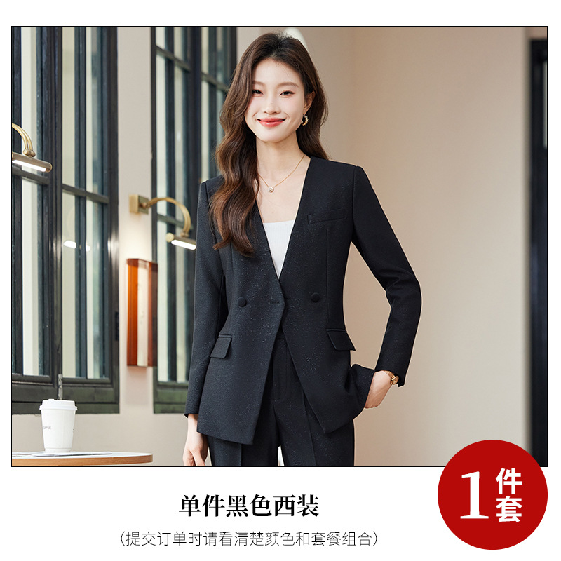 black suit