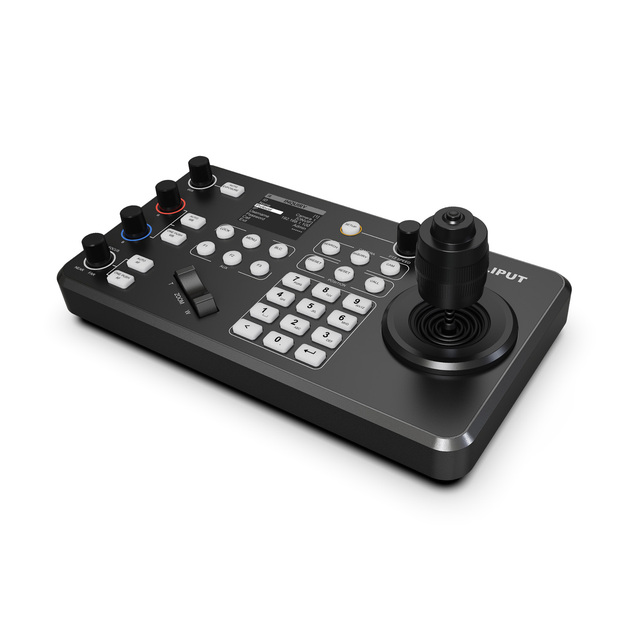 Professional PTZ Camera Controller with LCD Screen for PTZ Camera with Control with IP RS422 RS485 RS 232