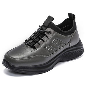 Nouvelles Chaussures de Marche et de Course Confortables en Cuir pour Hommes, Grandes Tailles US 15 16 EU 49 50, Baskets Sportives Décontractées à Lacets Rapides pour Usage Quotidien - Product Image 1