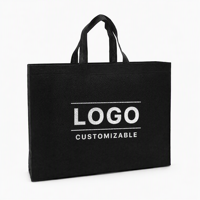 Sac non tissé imprimé avec logo personnalisé, sac de courses réutilisable en gros, sac écologique recyclable avec poignées pour supermarché