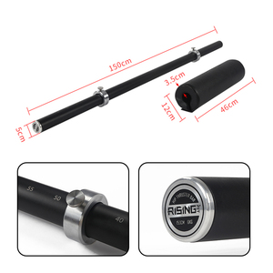 Rising Fitness Powerlifting Barbell <span class=keywords><strong>Bar</strong></span> Hélice de cadera y propulsor de fuerza para gimnasio Fitness Equipo de levantamiento de pesas y peso muerto - Product Image 4