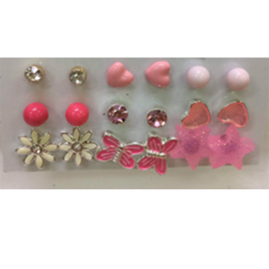 Fabulosos conjuntos de joyería de moda de plástico que nunca se desvanecen Colección de pendientes elegantes para disfraces - Product Image 1