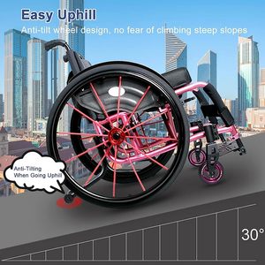 Sedia a Rotelle Manuale Resistente per Riabilitazione con Supporto Tecnico Online Incluso - Product Image 2