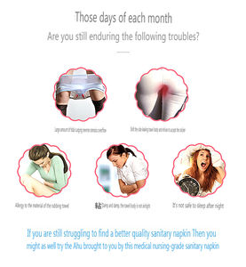 Commercio all'ingrosso COCOLady assorbente sanitario 360mm notte Pad 8 pz/pacco di grado medico di cotone tovagliolo sanitario per le donne - Product Image 6