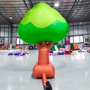 <b>Inflatable</b> Tree Decor 8-10 Ft Green Digital Printing Water Resistant Outdoor Event Advertising <b>Inflatables</b> - Product Image 3