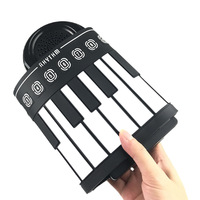 Custom Logo Portable Fol 49-Key Roll-Up Pianod Electronic Organ Keyboard Beginner Musical Instrument for Performance